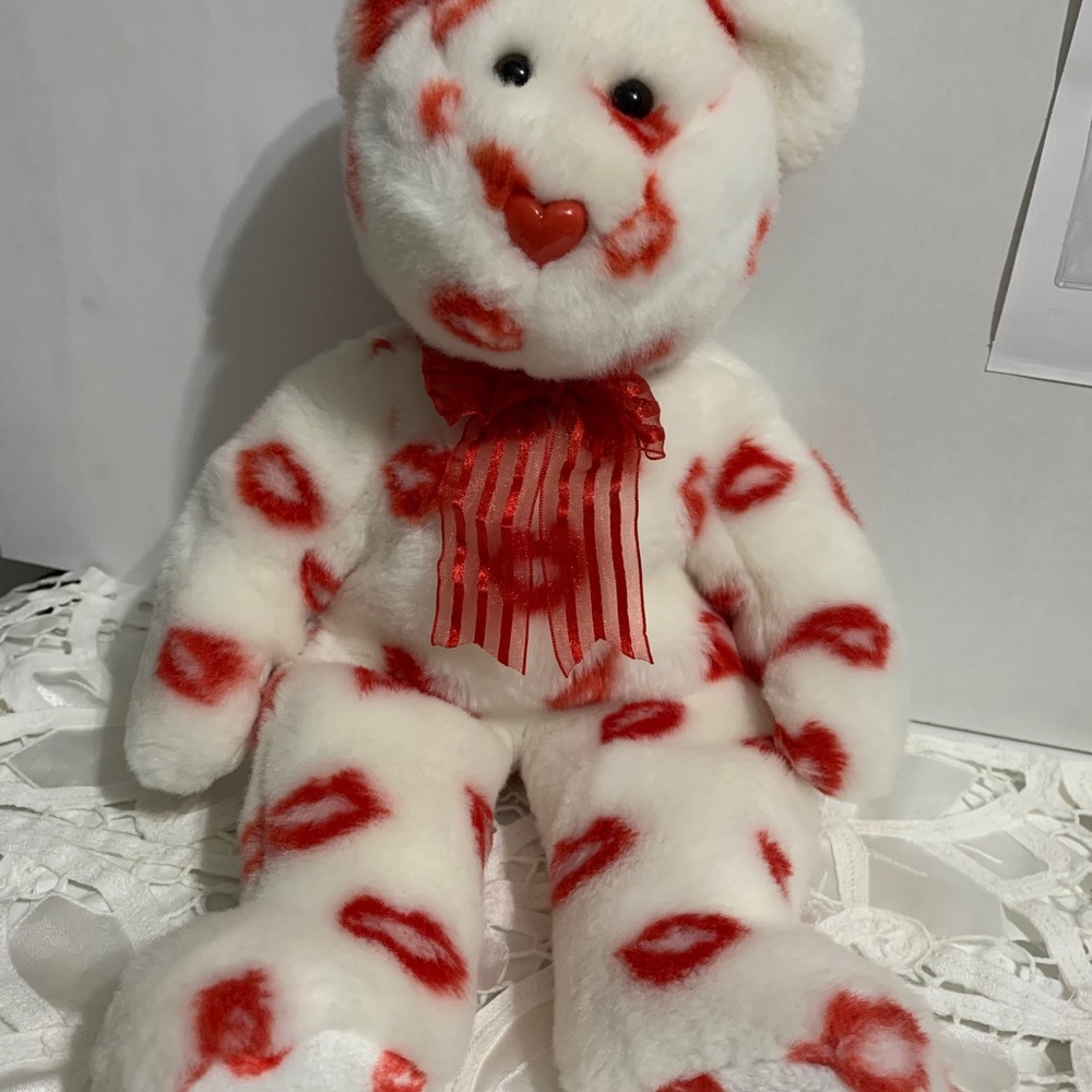 Smooch Beanie Buddy Bear